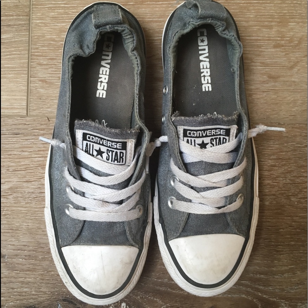 Size 6 1/2 Blue Converse Shoes